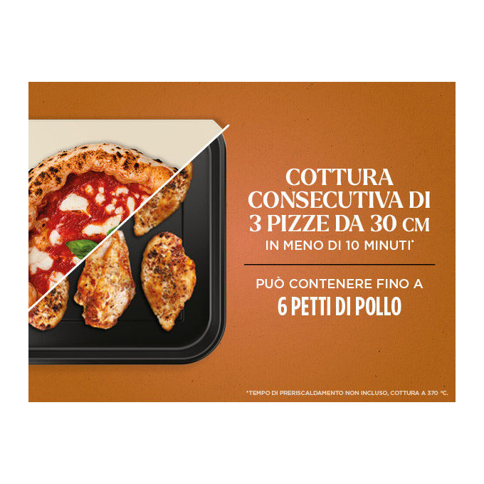 Ninja MO201EU Forno Elettrico per Pizza e Friggitrice ad Aria da Esterno Artisan