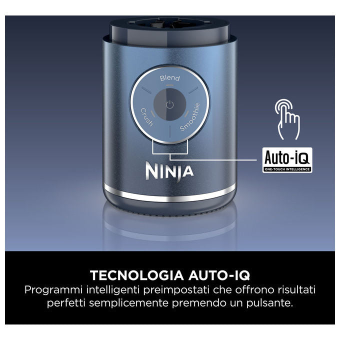 Ninja, Frullatore Portatile Blast Max, Blu Navy, 570ml