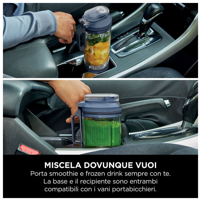 Ninja, Frullatore Portatile Blast Max, Blu Navy, 570ml