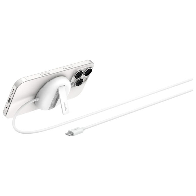 Belkin, Caricatore Wireless Qi2 15W, Magnetico, a Ricarica Rapida, Bianco
