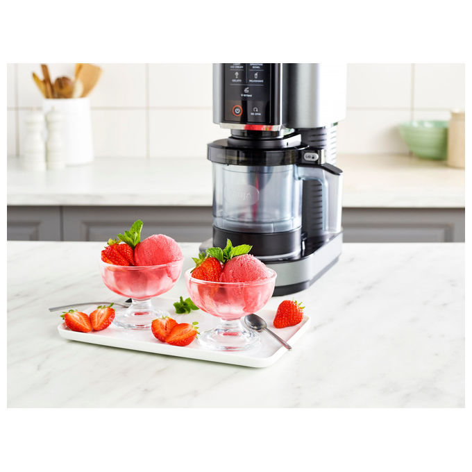 Ninja NC302EU CREAMi Gelatiera 2 vasetti 900 ml 800 W 7 programmi colore Nero