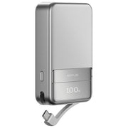 EcoFlow, Batteria Portatile 5000mAh, Carica Wireless, Argento