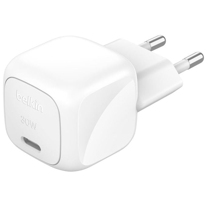 Belkin BoostCharge Caricabatteria da Parete USB-C 30W Bianco