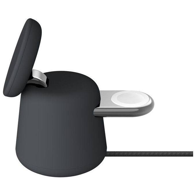 Belkin BoostCharge Pro, Caricatore Wireless Rapido 2 in 1 Qi2, 15W, Antracite