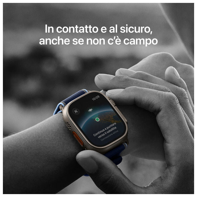Apple Watch Ultra 3 GPS Cellular 49mm Cassa Titanio Nero Alpine Loop Nero - Medium