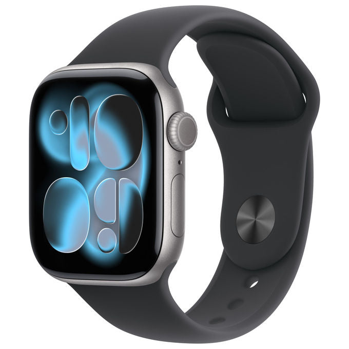 Apple Watch Series 11 42mm GPS + Cellular Alluminio Grigio Siderale Sport Band Nero