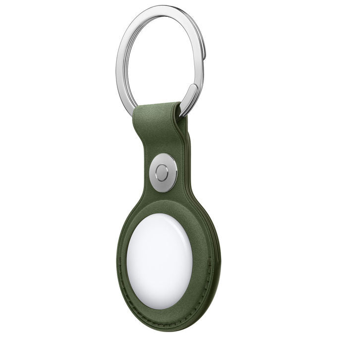 Apple, Portachiavi AirTag Tessuto FineWoven, Verde Muschio