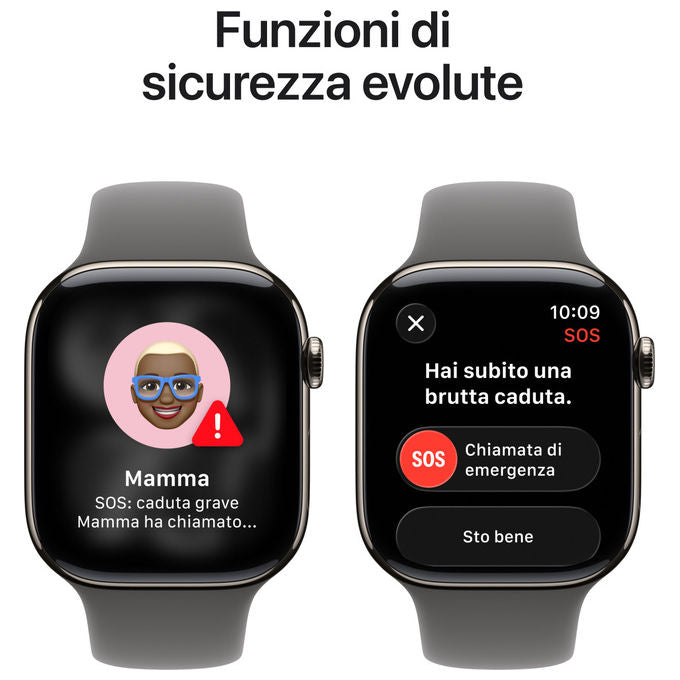 Apple Watch Series 11 GPS + Cellular 46mm Titanio Grigio Pietra