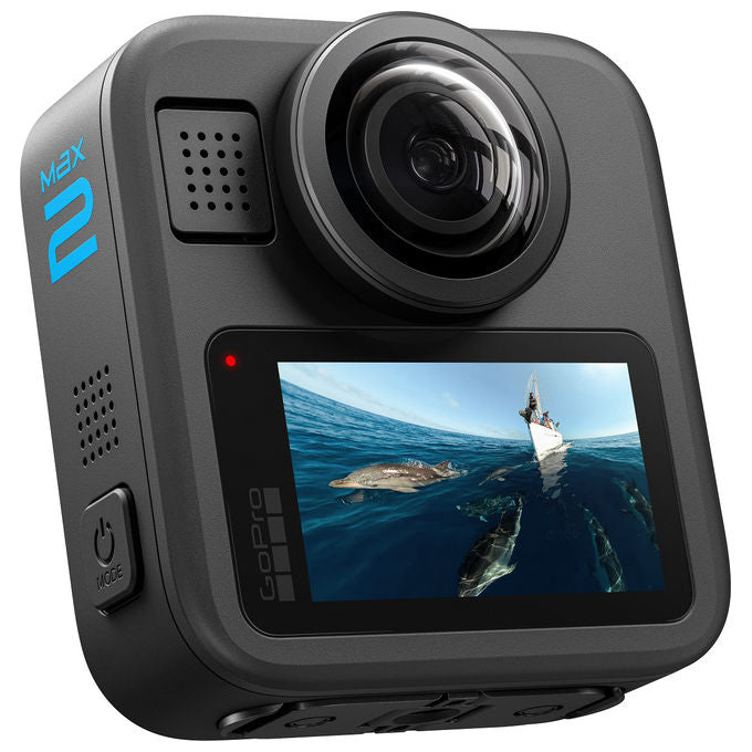 GoPro, Action Camera, 8K Ultra HD, 29.5 MP, Wi-Fi, Bundle Max2 incluso