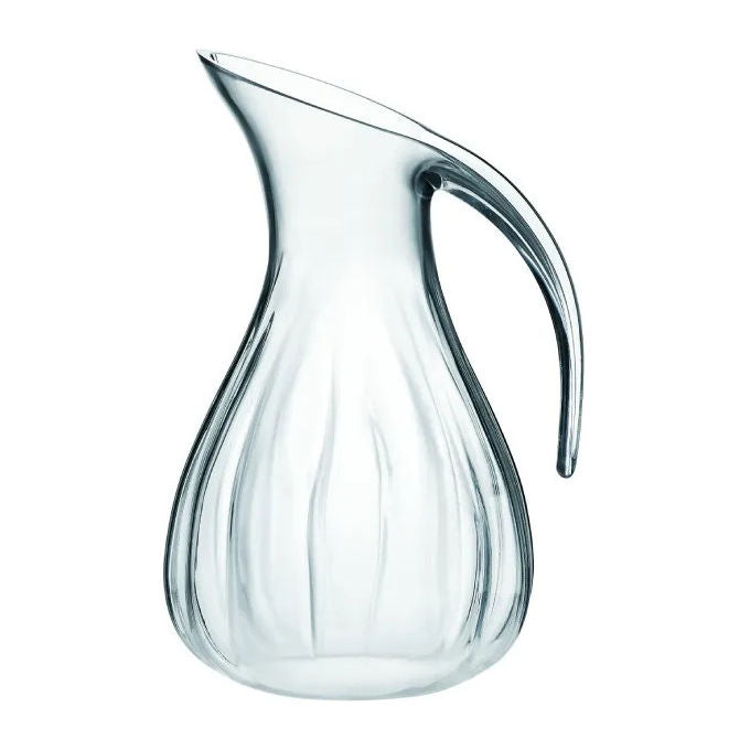 Fratelli Guzzini 24785400 Aqua Caraffa Soffiata 1.7 L in SAN BPA Free Lavabile in Lavastoviglie colore Trasparente