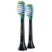 Philips Testine di Ricambio Sonicare HX9042-88 Plaque Defence Nero Confezione da 2