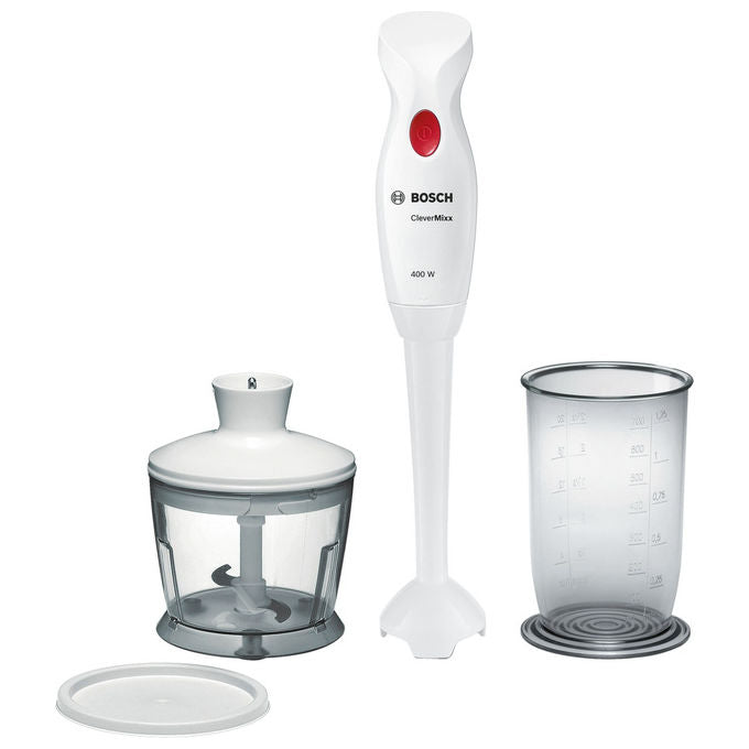 Bosch MSM14200 Frullatore da Tavolo 400 W 0.6 L lama acciaio inox BPA Free colore Bianco