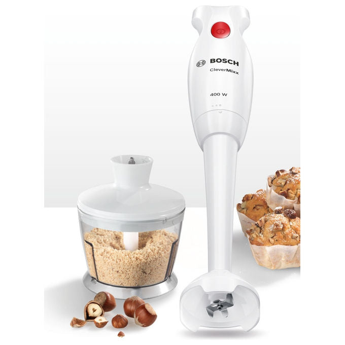 Bosch MSM14200 Frullatore da Tavolo 400 W 0.6 L lama acciaio inox BPA Free colore Bianco