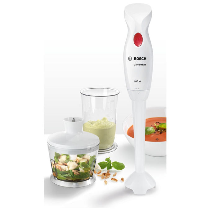Bosch MSM14200 Frullatore da Tavolo 400 W 0.6 L lama acciaio inox BPA Free colore Bianco