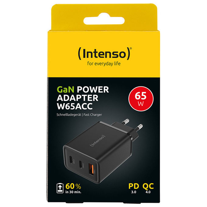Intenso Adattatore e Invertitore Interno 65 W Nero