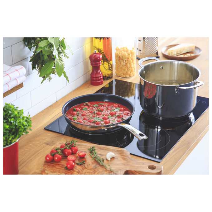 Lagostina Set di Pentole Evelia 13 Pezzi Acciaio Inox con Coperchi in Vetro