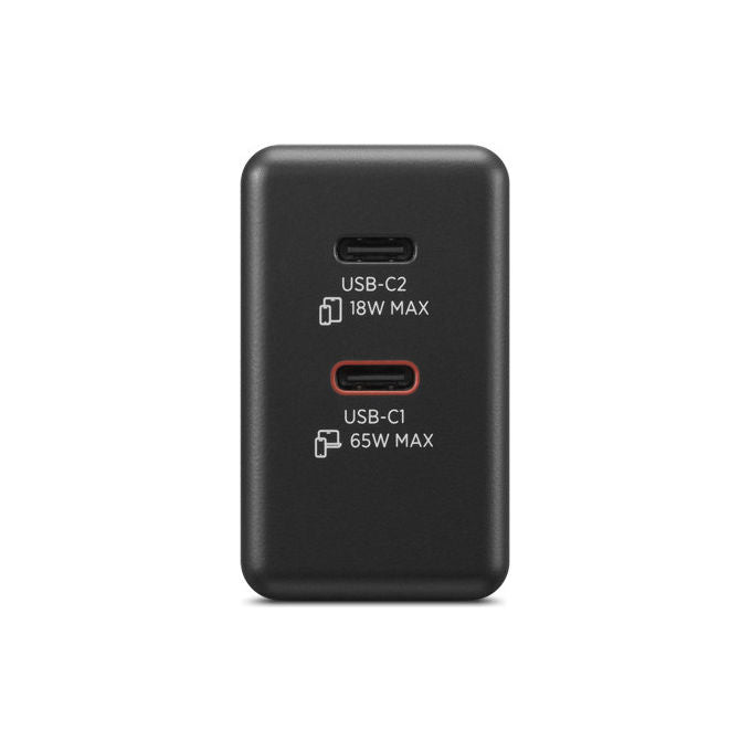 Lenovo Alimentatore Dual GaN 65W Universale Nero USB-C