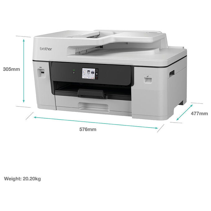 Brother MFC-J6760DW Stampante Multifunzione Inkjet A3 4 in 1 Fronte Retro Wi-Fi 31 ppm 1200x4800 DPI colore Nero Bianco