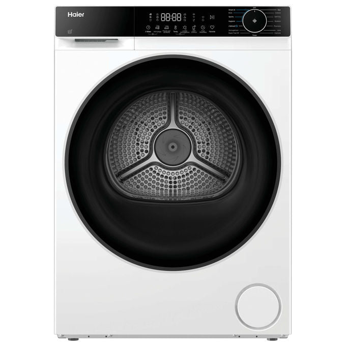 Haier HD120-E357U1-IT X Series 5 Asciugatrice Pompa di Calore 12 Kg Classe E Wi-Fi 64 dB Partenza Differita (84.5x60x69 cm) colore Bianco