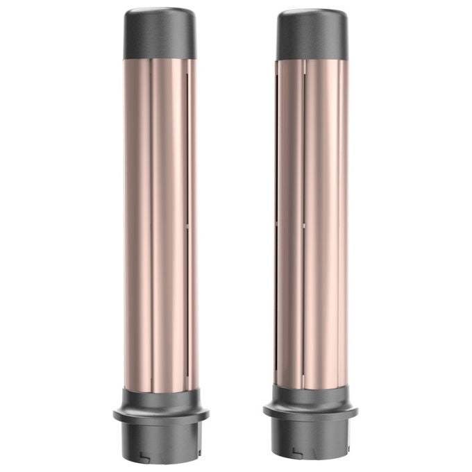 Ga.ma GH0113 UniQ Aura Asciugacapelli Multistyler 4 in 1 1500W Motore Brushless 100.000 rpm Tecnologia Coanda Tormalina Autopulizia colore Grigio Rosa