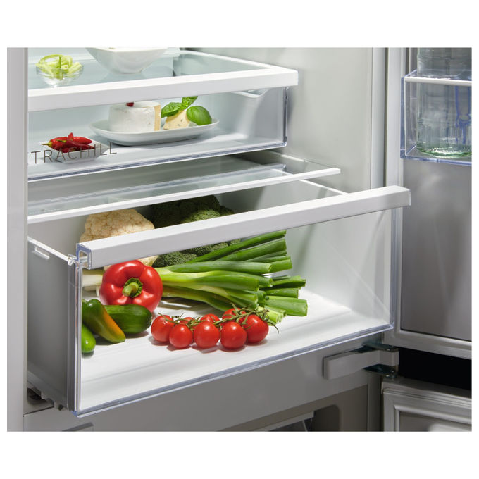 AEG TC6MS18FDS Frigorifero Combinato da Incasso Serie 6000 249L Classe D TwinTech Total No Frost (177x55x55) cm colore Bianco