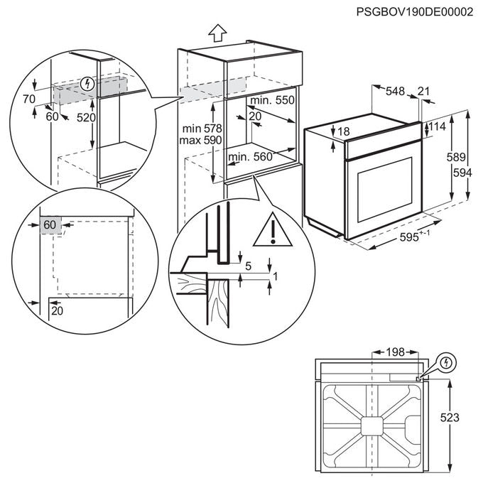 Aeg Forno Elettrico Multifunzione Serie 5000 SurroundCook Inox
