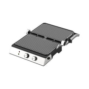 Melchioni, Bistecchiera Elettrica, Burgerone 34, Con Timer, Rivestimento Antiaderente, 34x23 cm
