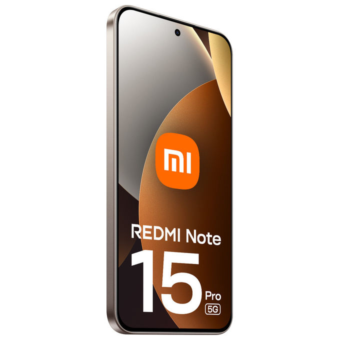 Xiaomi REDMI NOTE 15 PRO 5G Smartphone 6,83'' AMOLED 8 GB 256 GB MediaTek Dimensity 7400 Ultra 6580 mAh colore Titanio