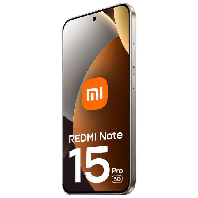 Xiaomi REDMI NOTE 15 PRO 5G Smartphone 6,83'' AMOLED 8 GB 256 GB MediaTek Dimensity 7400 Ultra 6580 mAh colore Titanio