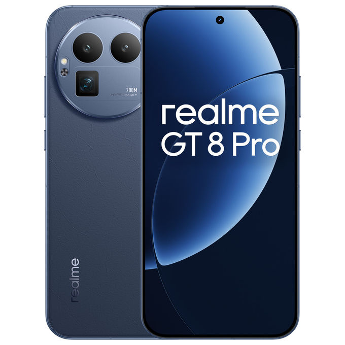 Realme GT 8 Pro, Smartphone Android 16.0, 6.78'', 16GB RAM, 512GB, Blu