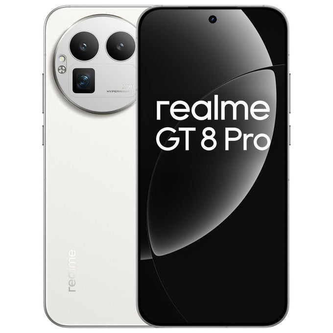 Realme GT 8 Pro, 5G, 17,2 cm, Android 16.0, 16 GB, 512 GB, Batteria 7000 mAh, Bianco