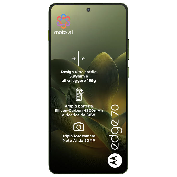 Motorola Edge 70 12-512 GB Verde Bronzo Smartphone