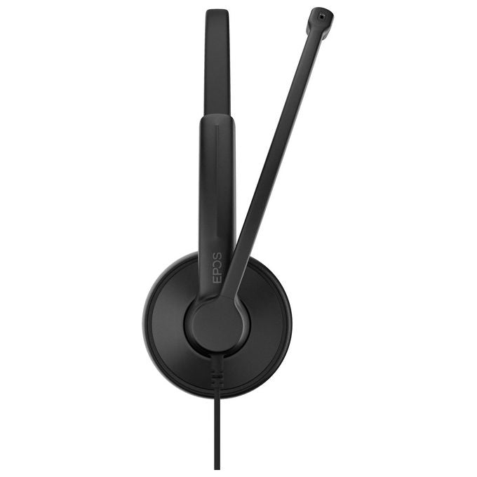 Epos, Cuffie da Ufficio Cablate, USB-C USB-A, con Microfono, Nero