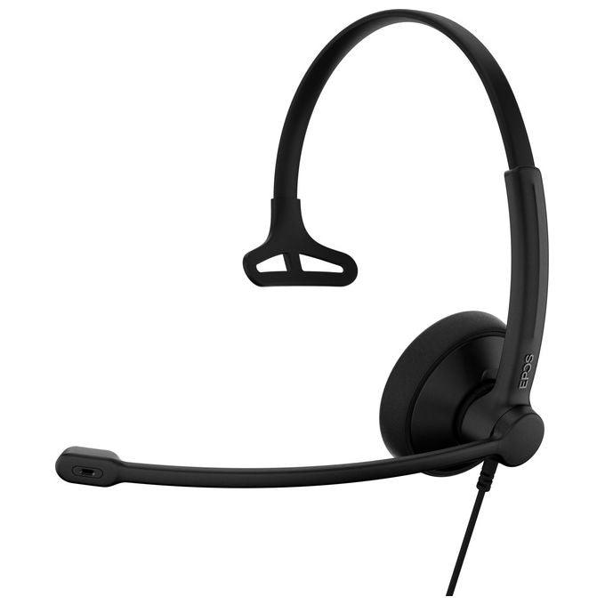 EPOS, Cuffie Monoaurale USB-C-A, Impact 100 MS, Nero, Archetto