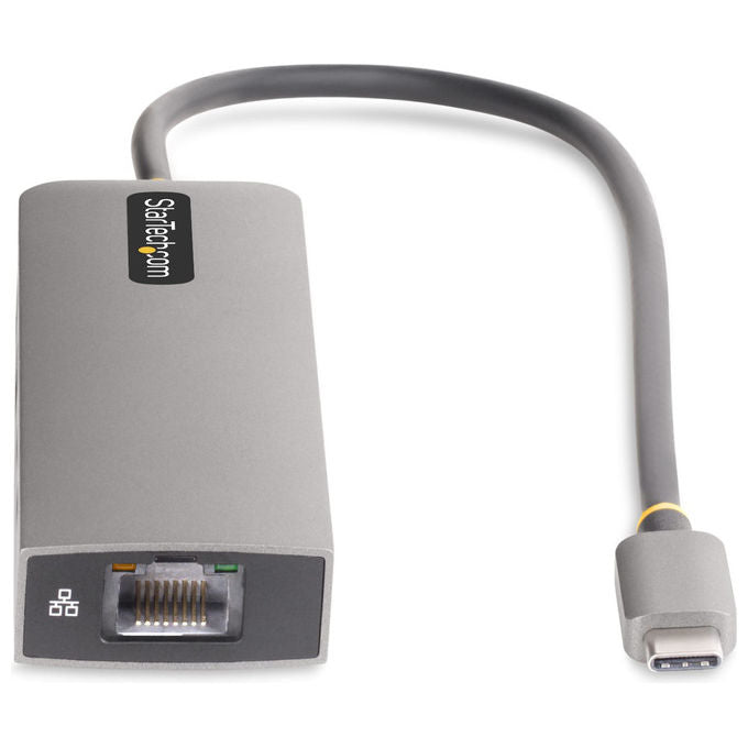 StarTech.com, Hub USB-C, 3 Porte, Ethernet 2.5 Gbps, Power Delivery 100W
