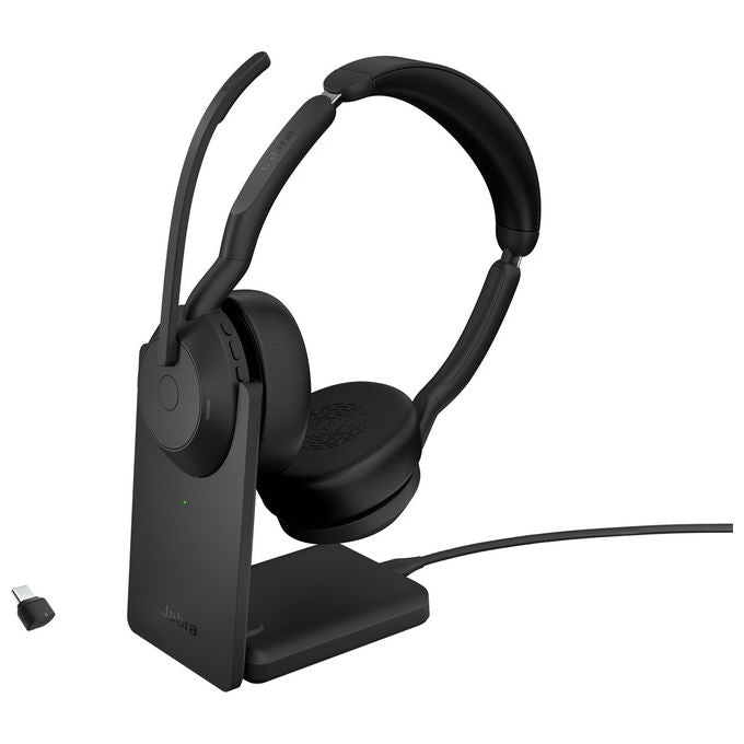 Jabra Evolve2 55 Auricolare Bluetooth Stereo Con-senza Cavo Nero Ufficio
