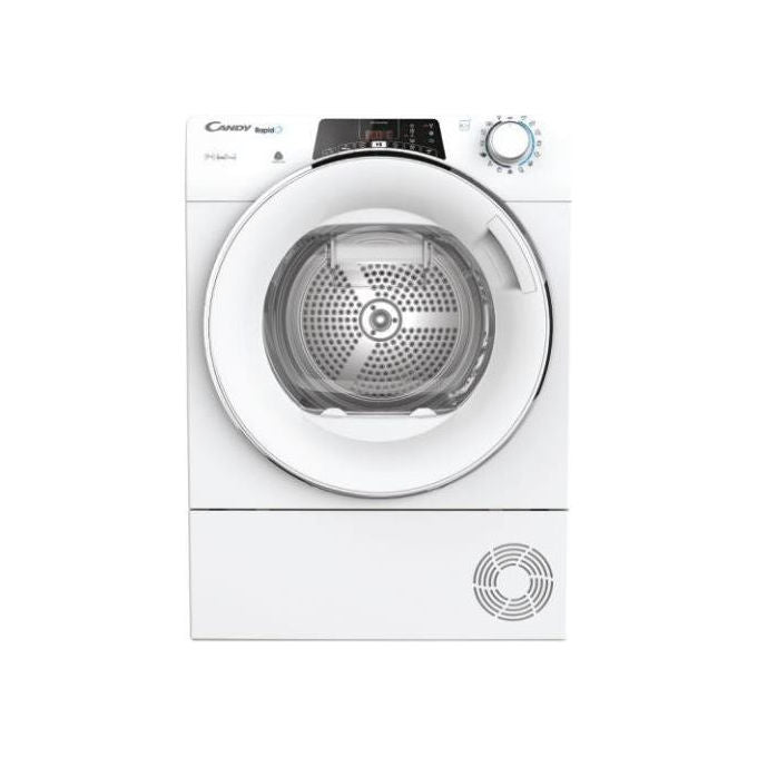 Candy RO EH8N3TE-S RapidÓ Asciugatrice Pompa di Calore Inverter 8 Kg Classe C Wi-Fi EasyCase Kilo Detector (85x59.6x43.2 cm) colore Bianco