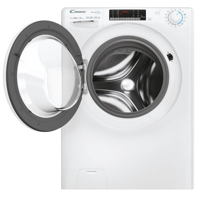 Candy CO474TWM6-1-S Smart Pro Inverter Lavatrice Caricamento Frontale 7 Kg 1400 rpm Classe A Wi-Fi 77 dB (85x60x49 cm) colore Bianco