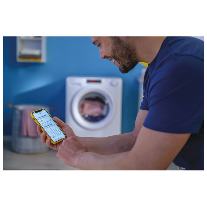 Candy CO474TWM6-1-S Smart Pro Inverter Lavatrice Caricamento Frontale 7 Kg 1400 rpm Classe A Wi-Fi 77 dB (85x60x49 cm) colore Bianco