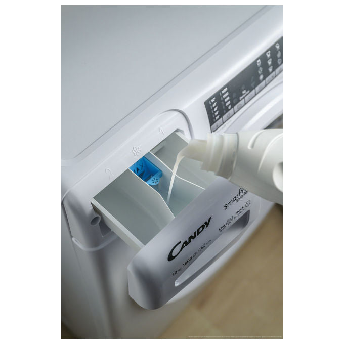 Candy CO474TWM6-1-S Smart Pro Inverter Lavatrice Caricamento Frontale 7 Kg 1400 rpm Classe A Wi-Fi 77 dB (85x60x49 cm) colore Bianco