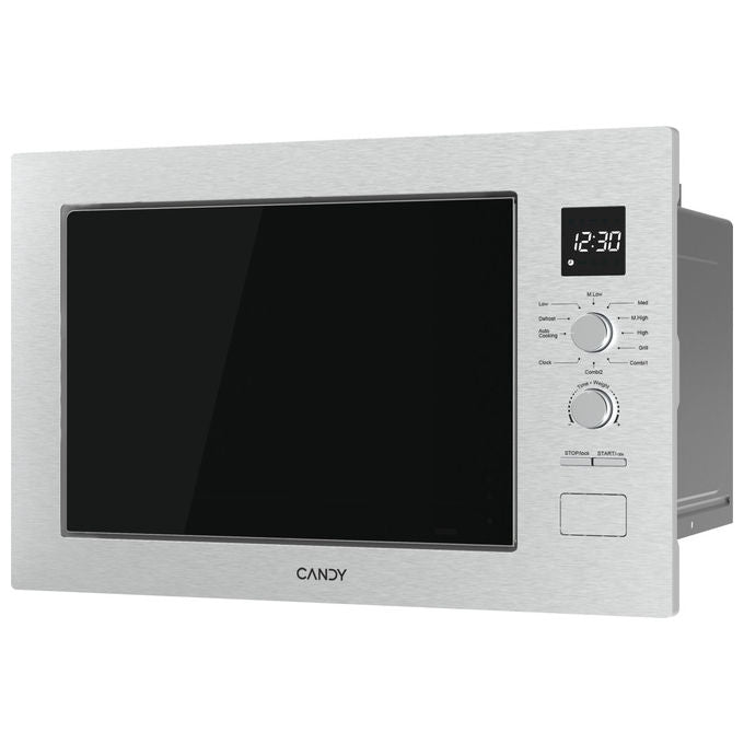 Candy, Microonde da Incasso CA38FL7NWXW, 25 L, 850 W, Acciaio Inox