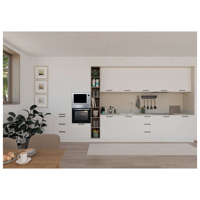 Candy, Microonde da Incasso CA38FL7NWXW, 25 L, 850 W, Acciaio Inox