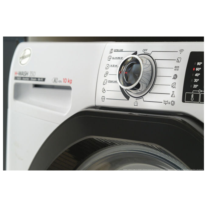 Hoover H3DPS 4646TAB6-S H-WashandDry 350 Lavasciuga Slim 6-4 Kg 1400 rpm Classe A Inverter Vapore Wi-Fi (85x60x45 cm) colore Bianco