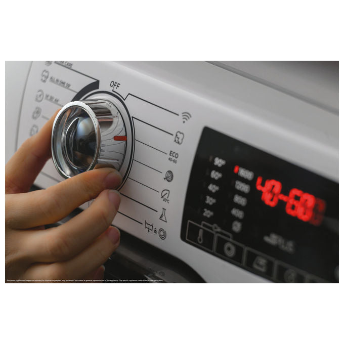 Hoover H3DPS 4646TAB6-S H-WashandDry 350 Lavasciuga Slim 6-4 Kg 1400 rpm Classe A Inverter Vapore Wi-Fi (85x60x45 cm) colore Bianco