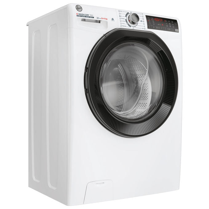 Hoover H3DPS 4646TAB6-S H-WashandDry 350 Lavasciuga Slim 6-4 Kg 1400 rpm Classe A Inverter Vapore Wi-Fi (85x60x45 cm) colore Bianco