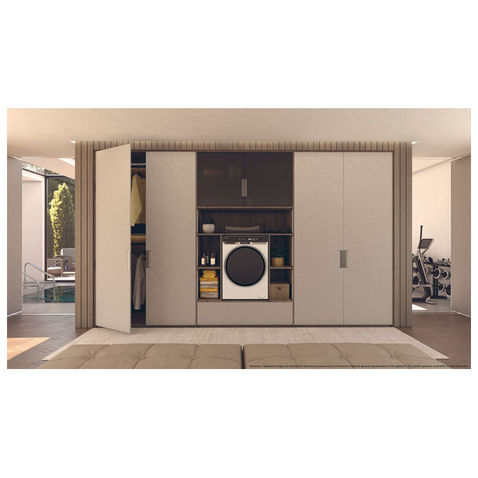 Haier Lavatrice Carica Frontale 10 Kg 1400 Giri Classe a Bianco HW100-BD14397U1