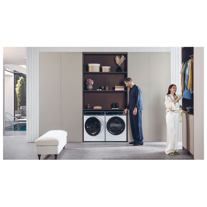 Haier Lavatrice Carica Frontale 10 Kg 1400 Giri Classe a Bianco HW100-BD14397U1