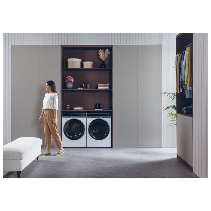 Haier Lavatrice Carica Frontale 10 Kg 1400 Giri Classe a Bianco HW100-BD14397U1