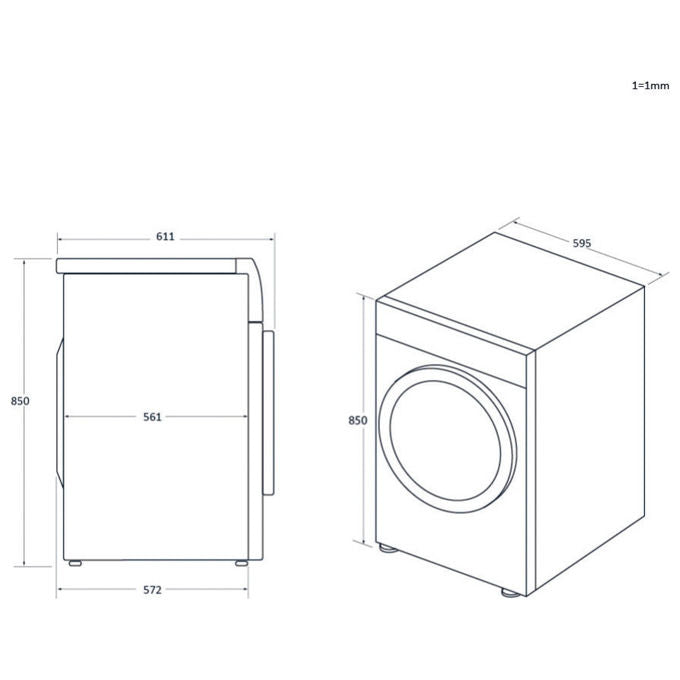 Haier Lavatrice Carica Frontale 10 Kg 1400 Giri Classe a Bianco HW100-BD14397U1