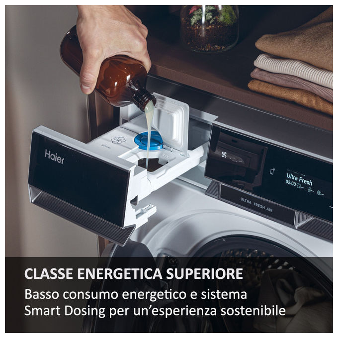 Haier Lavatrice Carica Frontale 10 Kg 1400 Giri Classe a Bianco HW100-BD14397U1